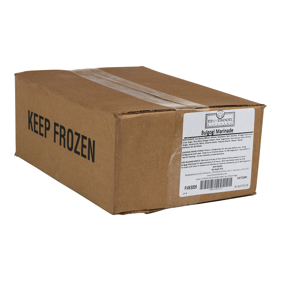 Monsoon Kitchens Bulgogi Marinade 4 Pound Each - 2 Per Case.
