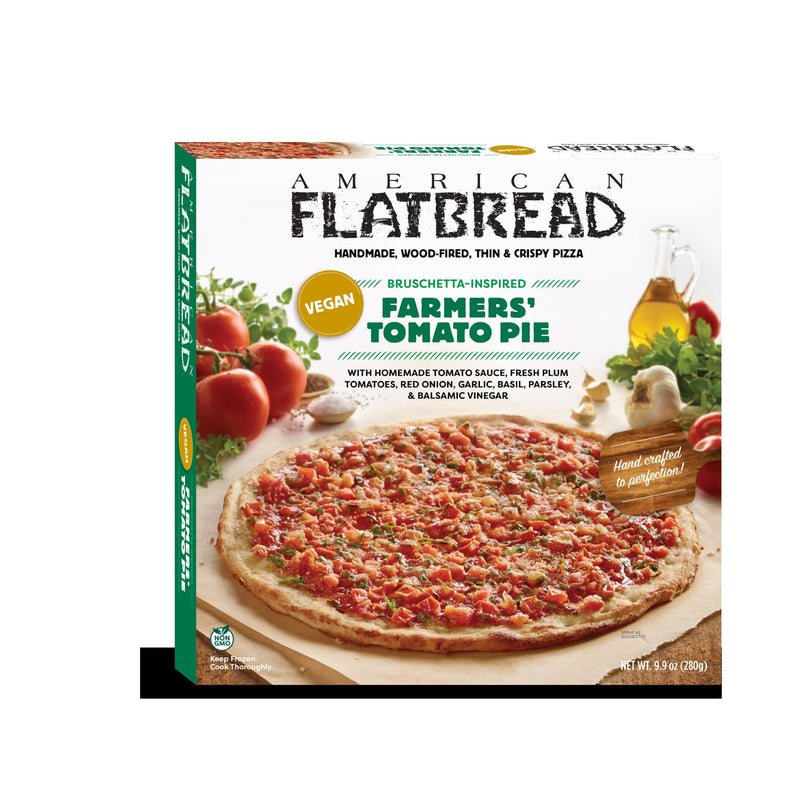 American Flatbreads Farmers Tomato Pie 10 Inch Size - 6 Per Case.