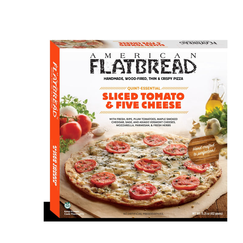 12" Sliced Tomato & Five Cheese Pizza 1 Each - 6 Per Case.