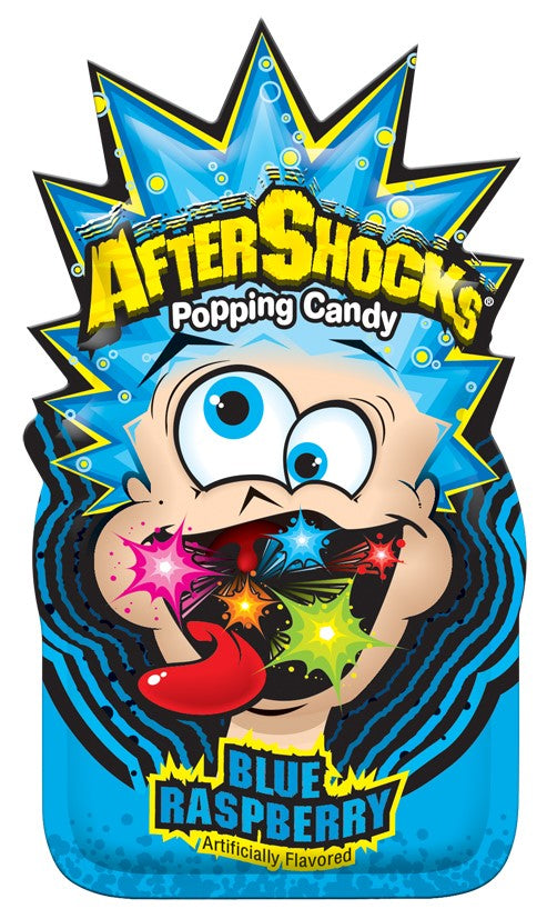 Aftershocks Popping Candy The Pop That Will Not Stop 0.33 Ounce Size - 192 Per Case.