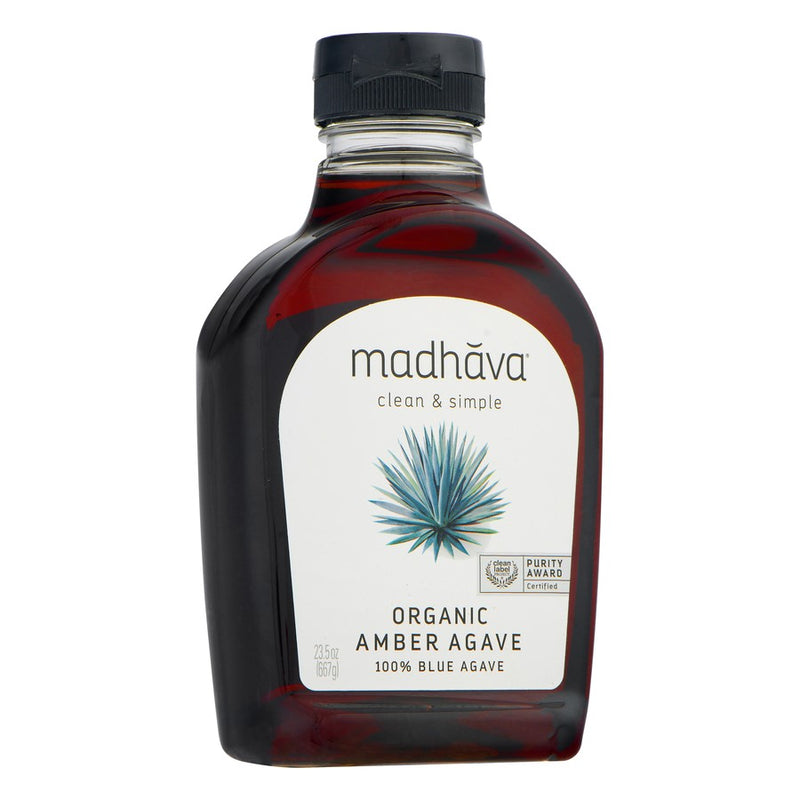 Madhava Amber Agave 23.5 Ounce Size - 6 Per Case.
