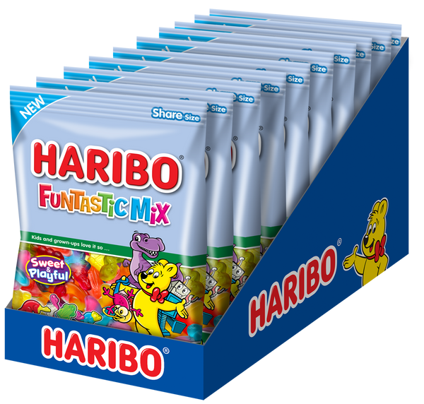 Haribo Confectionery Funtastic Mix Pb Drc 8 Ounce Size - 10 Per Case.