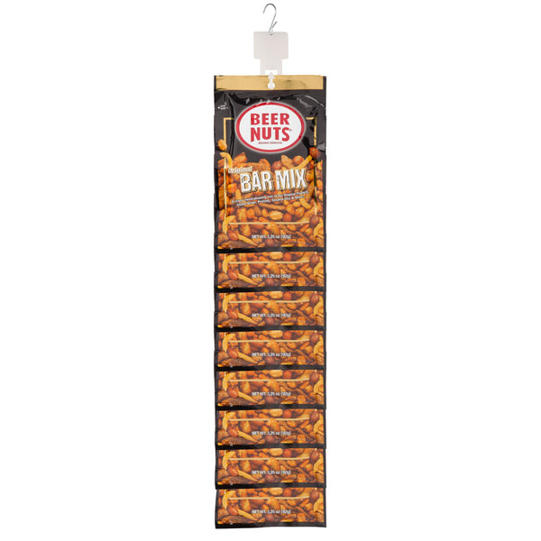 Beer Nuts Bar Mix Vp Clip Strip 3.25 Ounce Size - 48 Per Case.