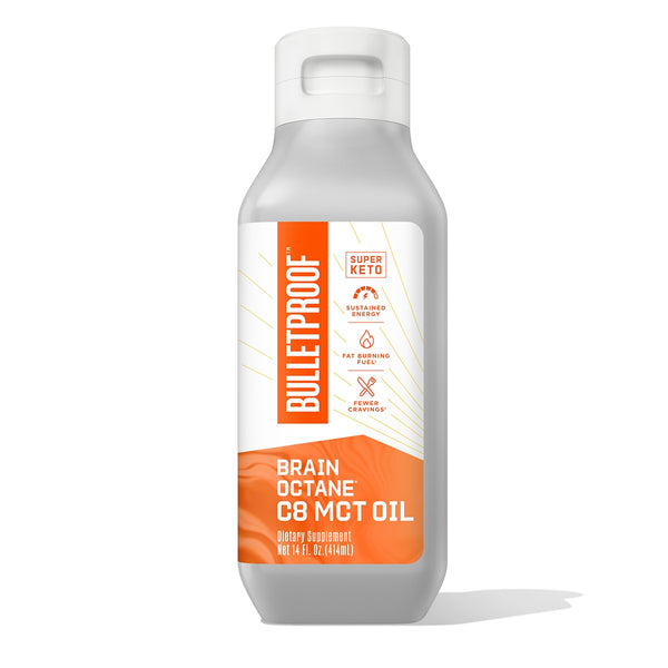 Bulletproof Brain Octane Oil 14 Fluid Ounce - 4 Per Case.