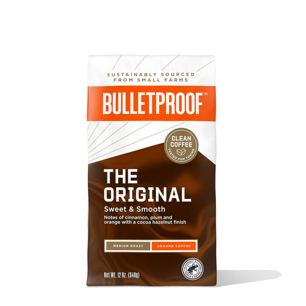 Bulletproof The Original Ground Coffee 12 Ounce Size - 6 Per Case.