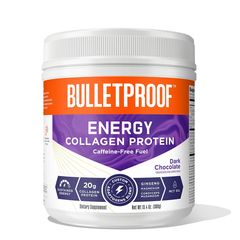 Bulletproof Complete Daily Energy Dark Chocolate 13.4 Ounce Size - 3 Per Case.