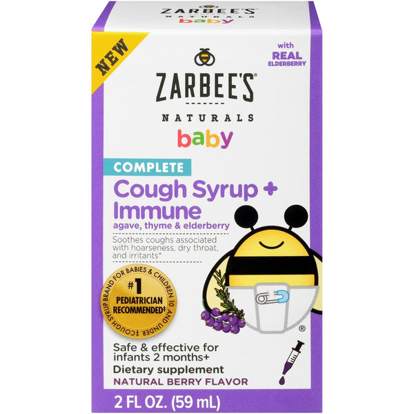 Zarbee's Baby Cough & Immune 3-4-2 Fluid Ounce 3-4-2 Fluid Ounce