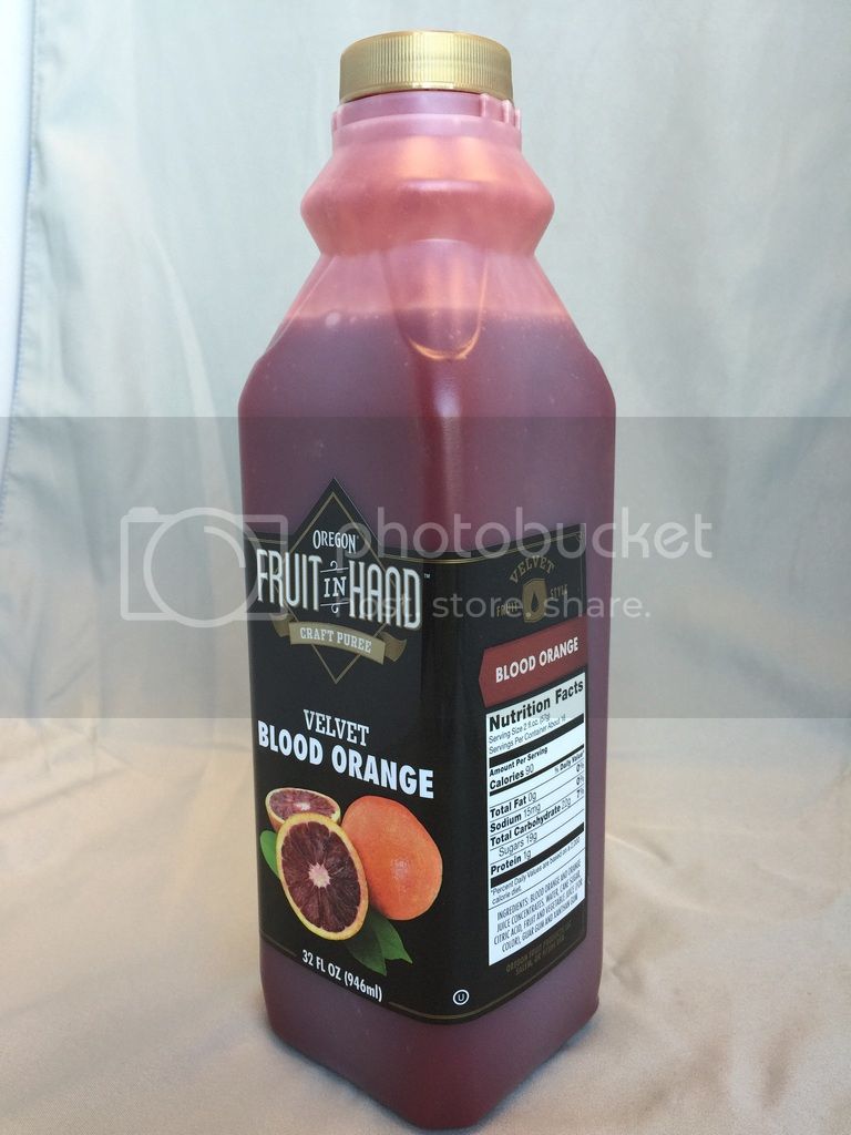 Oregon Fruit Products Fruit In Hand Blood Orange Velvet Puree 32 Fluid Ounce - 6 Per Case.