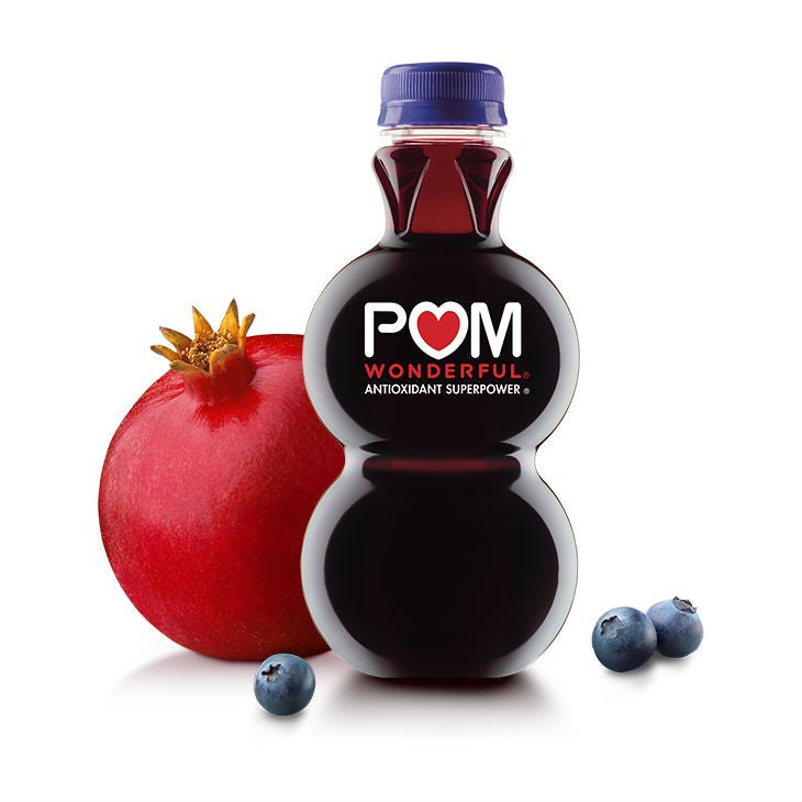 Pom Blueberry Plastic 12 Fluid Ounce - 6 Per Case.