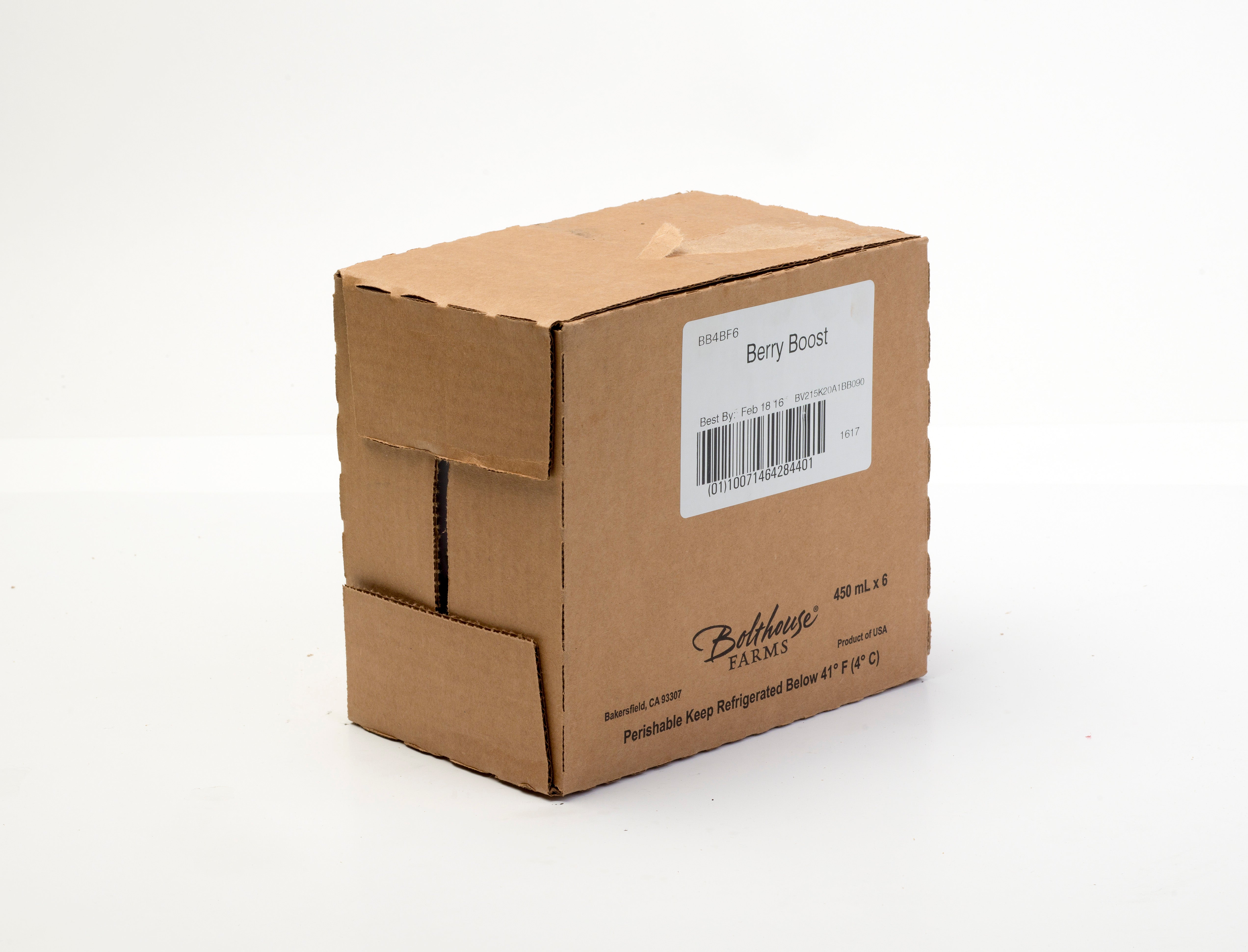 Berry Boost ML Refrigerated Chilled Super Premium Juice Smoothie Beverage Dr 450 ML - 6 Per Case.