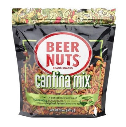 Beer Nuts Cantina Mix Sup Bag 32 Ounce Size - 8 Per Case.