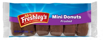 Msfs Chp Chocolate Mini Donuts 3.3 Ounce Size - 72 Per Case.
