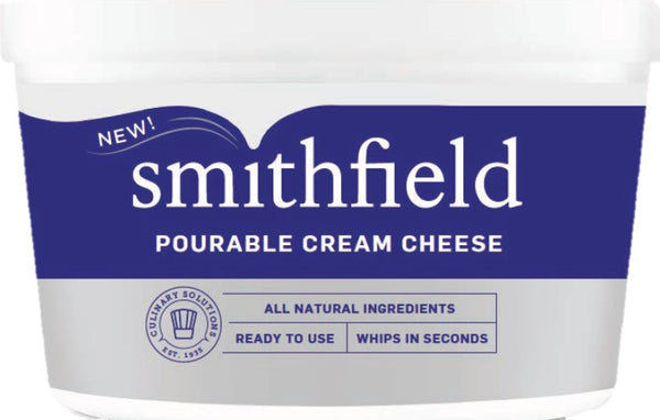Smithfield Pourable Cream Cheese 3 Pound Each - 2 Per Case.