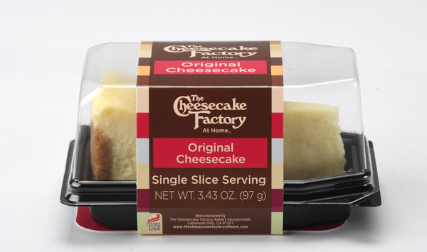 Original Cheesecake Single Slice 3.43 Ounce Size - 12 Per Case.