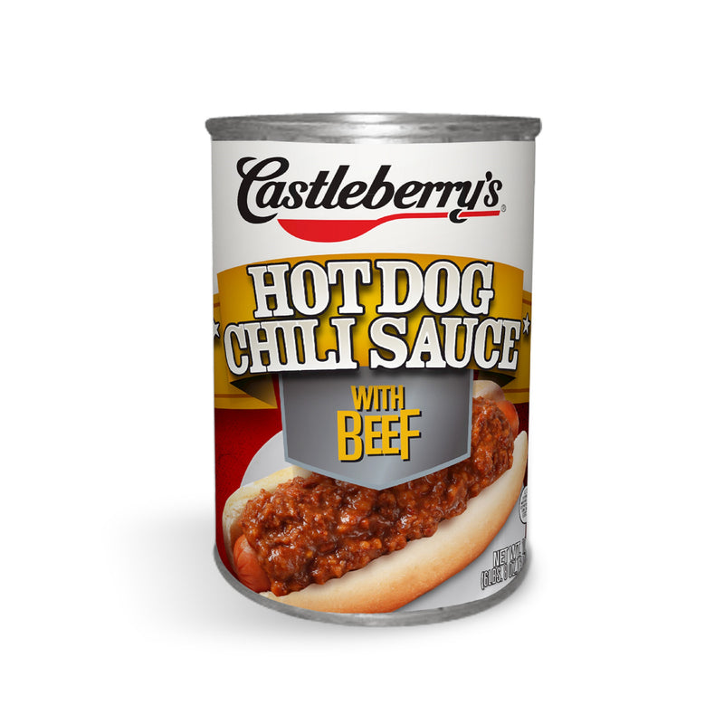 Castleberry's Ao Hot Dog Chili With Beef 104 Ounce Size - 6 Per Case.