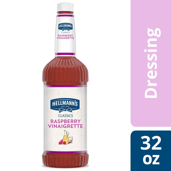 Hellmann's Dressing Raspberry Vinaigrette 32 Fluid Ounce - 6 Per Case.