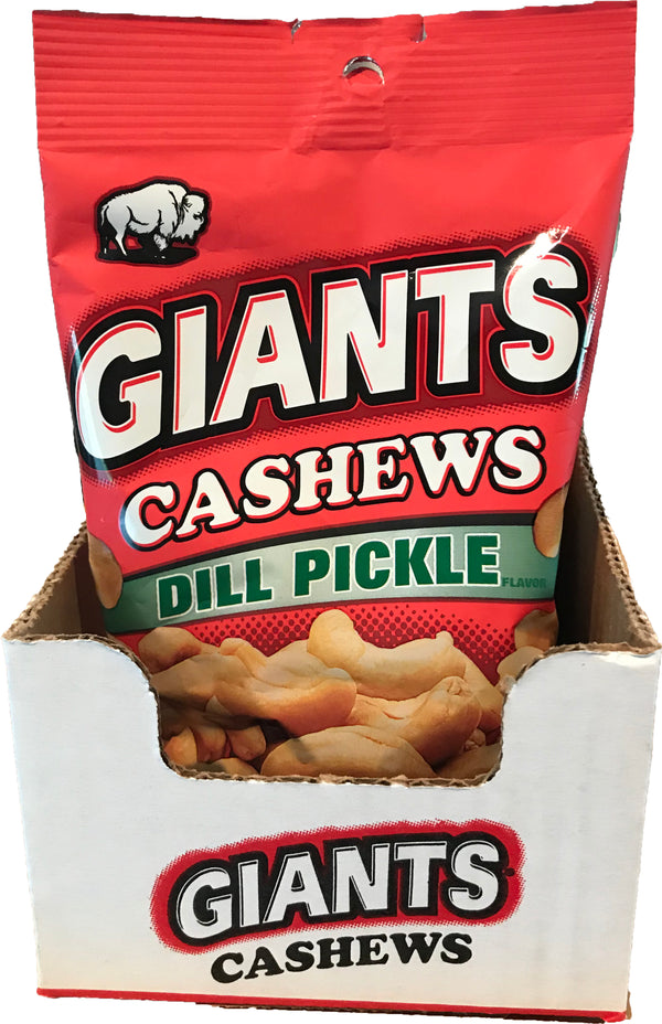 Giant Snack Inc Giants Cashews Dill 4 Ounce Size - 8 Per Case.