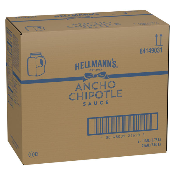 Hellmann's Dressingscondiments Real Ancho Chipotle Sauce Jugs Ga 1 Gallon - 2 Per Case.