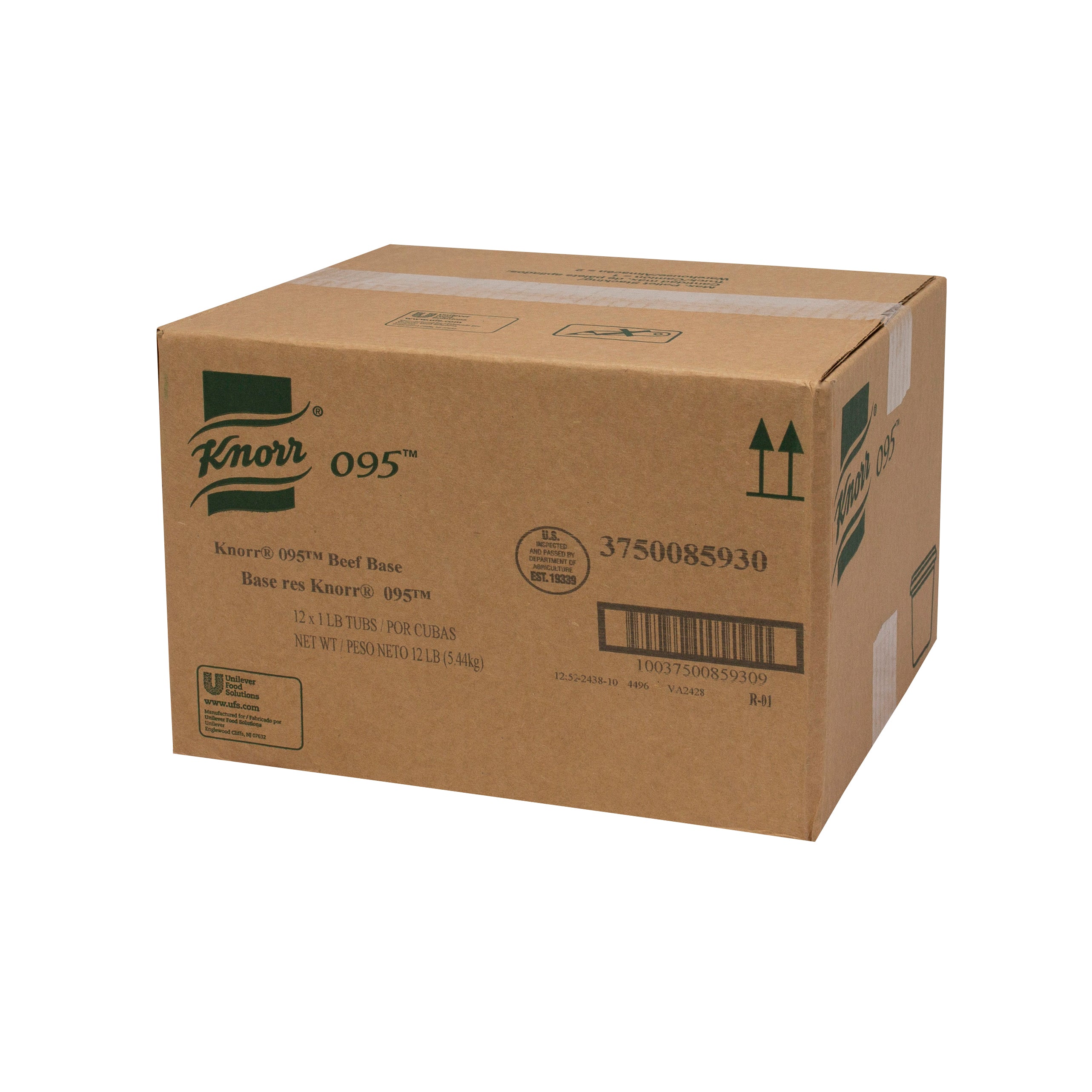 Knorr Soup Base Paste Tub Beef 1 Pound Each - 12 Per Case.