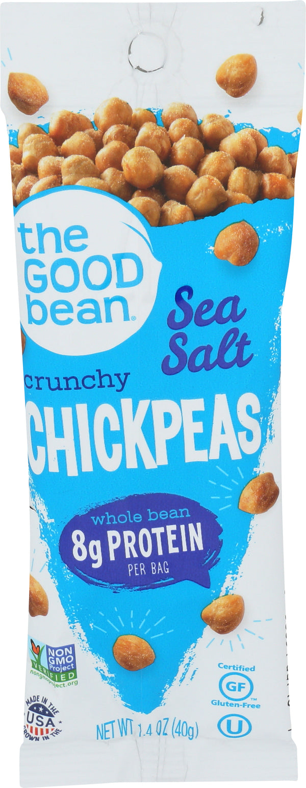 The Good Bean Chickpeas Sea Salt 1.4 Ounce Size - 50 Per Case.