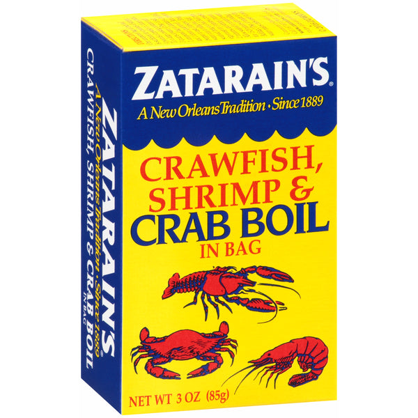 Zatarain's Crab Boil Dry 3 Ounce Size - 6 Per Case.