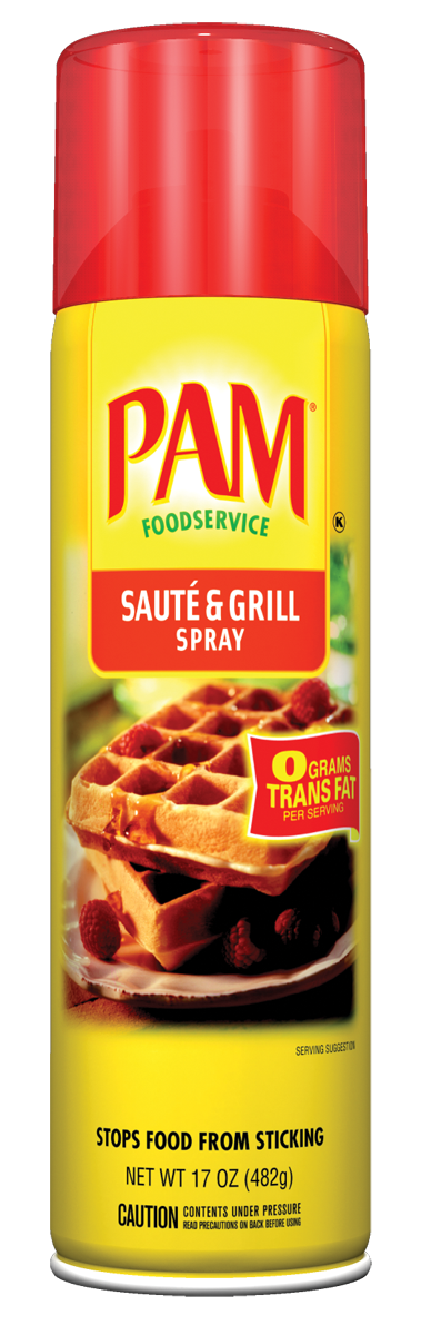 Pam® Saute & Grill Cooking Spray 17 Ounce Size - 6 Per Case.