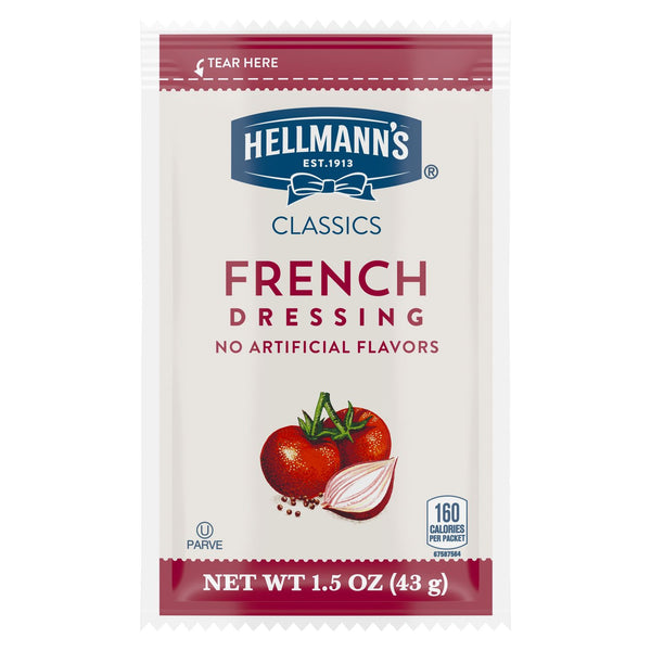 Hellmann's Dressingscondiments Classics French 1.5 Ounce Size - 102 Per Case.