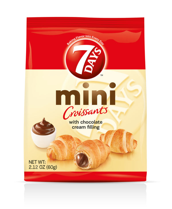 Chocolate Mini Croissant 2.12 Ounce Size - 30 Per Case.