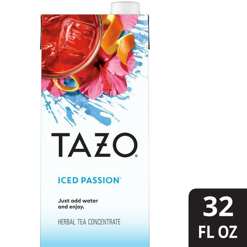 Tazo Tea Passion Concentrate, 32 Fluid Ounce - 6 Per Case.