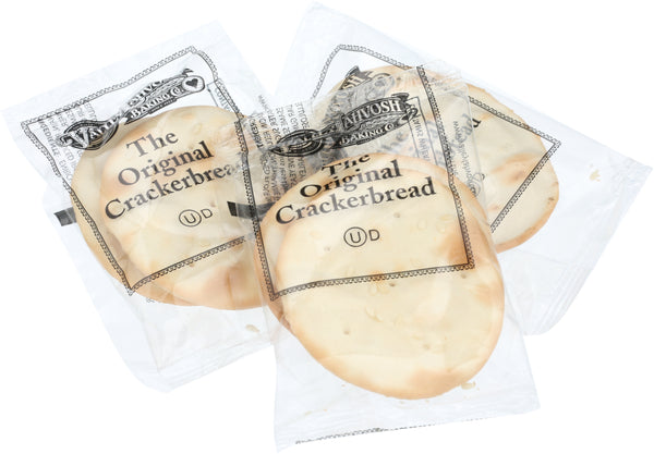 Lahvosh Crackerbread 2" Rounds Original Pack 0.25 Ounce Size - 250 Per Case.