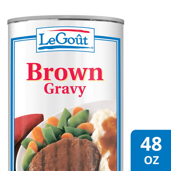 Legout Sauces Gravies Brown Gravy 48 Ounce Size - 12 Per Case.