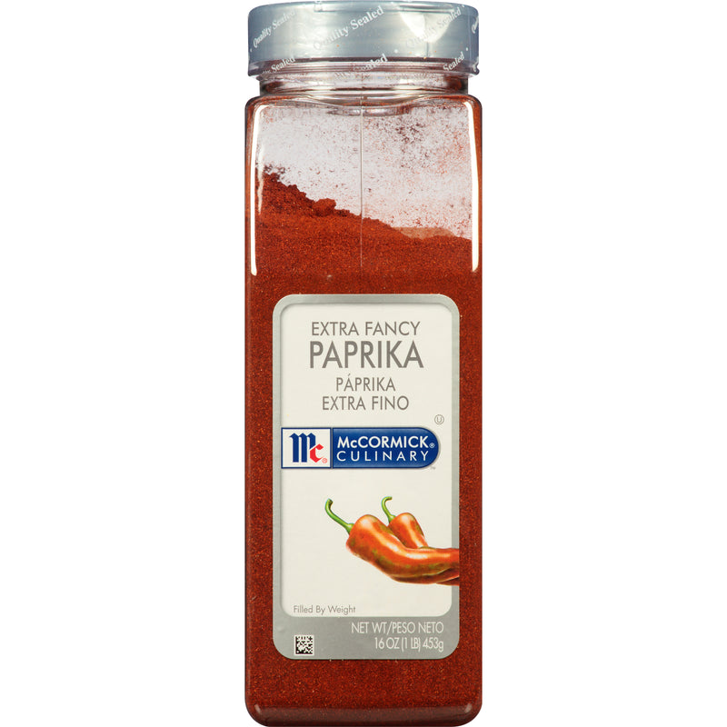 Mccormick Culinary Extra Fancy Paprika 1 Pound Each - 6 Per Case.