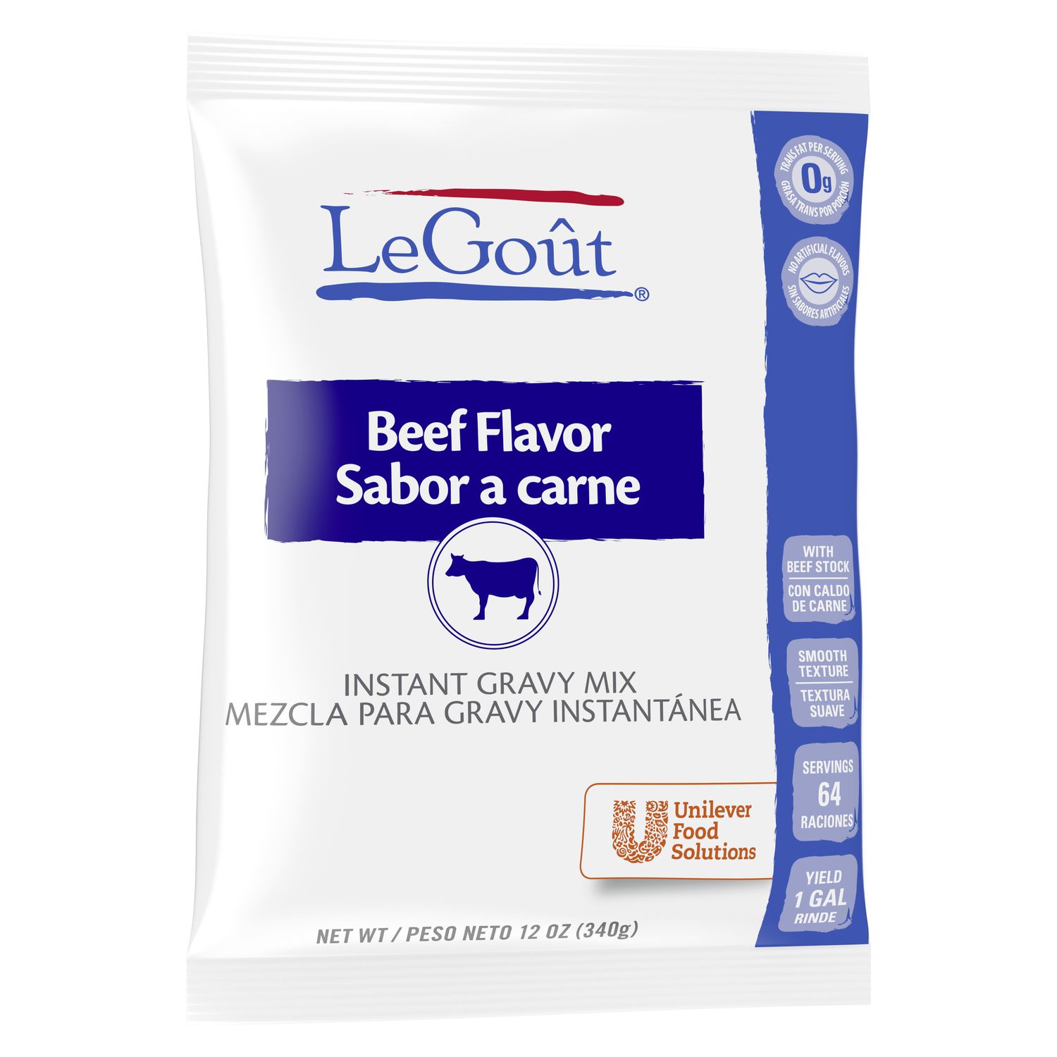 Legout Sauces Gravies Beef Flavor Instant Gravy Mix 1 Pound Each - 8 Per Case.
