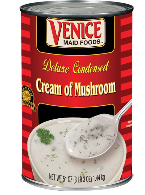 Cream Of Mushroom Soup Or 51 Ounce Size - 12 Per Case.