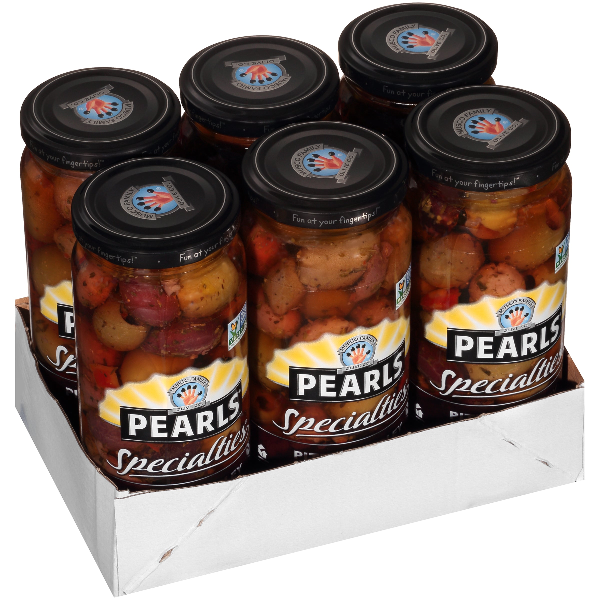 Olives Pitted Medley Greek 6.3 Ounce Size - 6 Per Case.