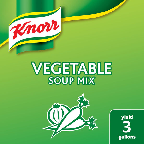 Knorr Soup Dry Mix Tub Vegetable 19.01 Ounce Size - 6 Per Case.
