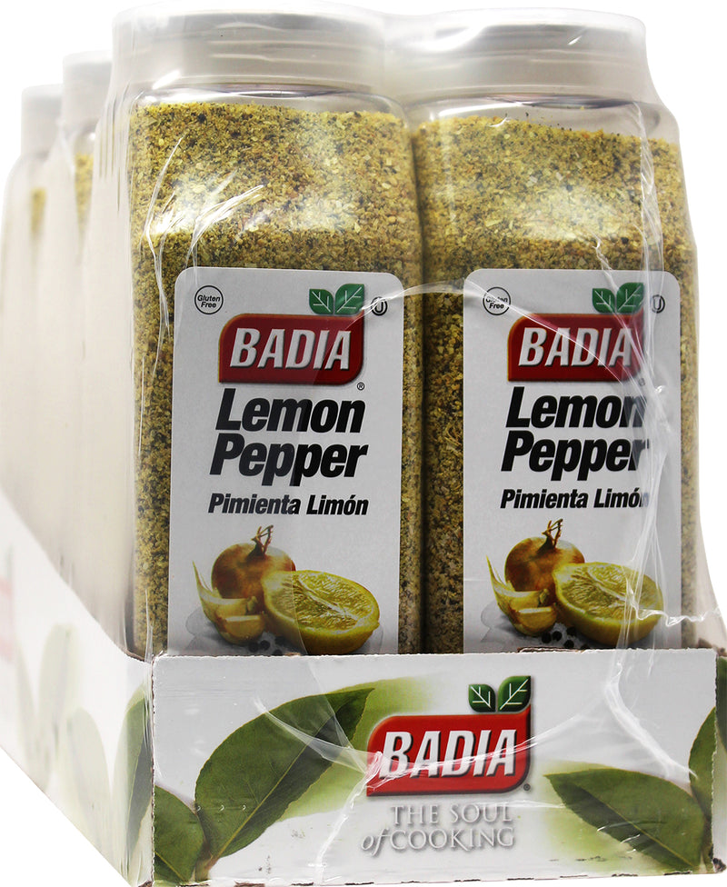 Badia Pepper Lemon 1.5 Pound Each - 6 Per Case.