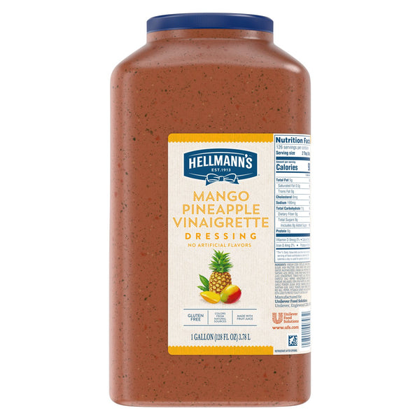Hellmann's Dressing Mango & Pineapple Vinaigrette Ga 1 Gallon - 4 Per Case.