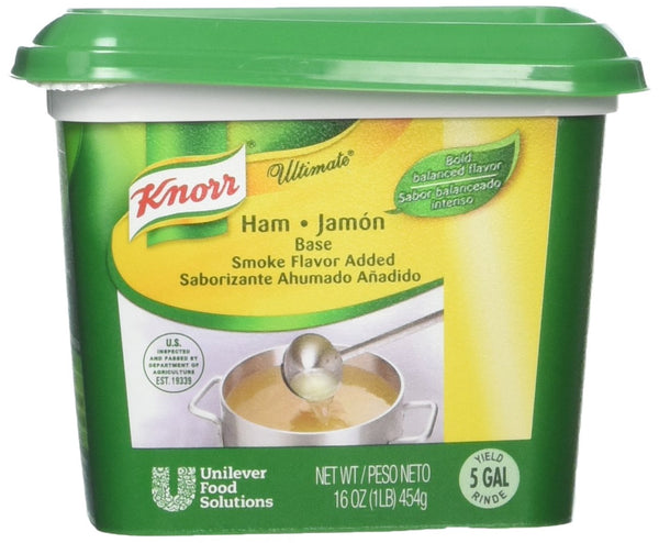 Knorr Ultimate Bases Bouillions Ham 1 Pound Each - 6 Per Case.