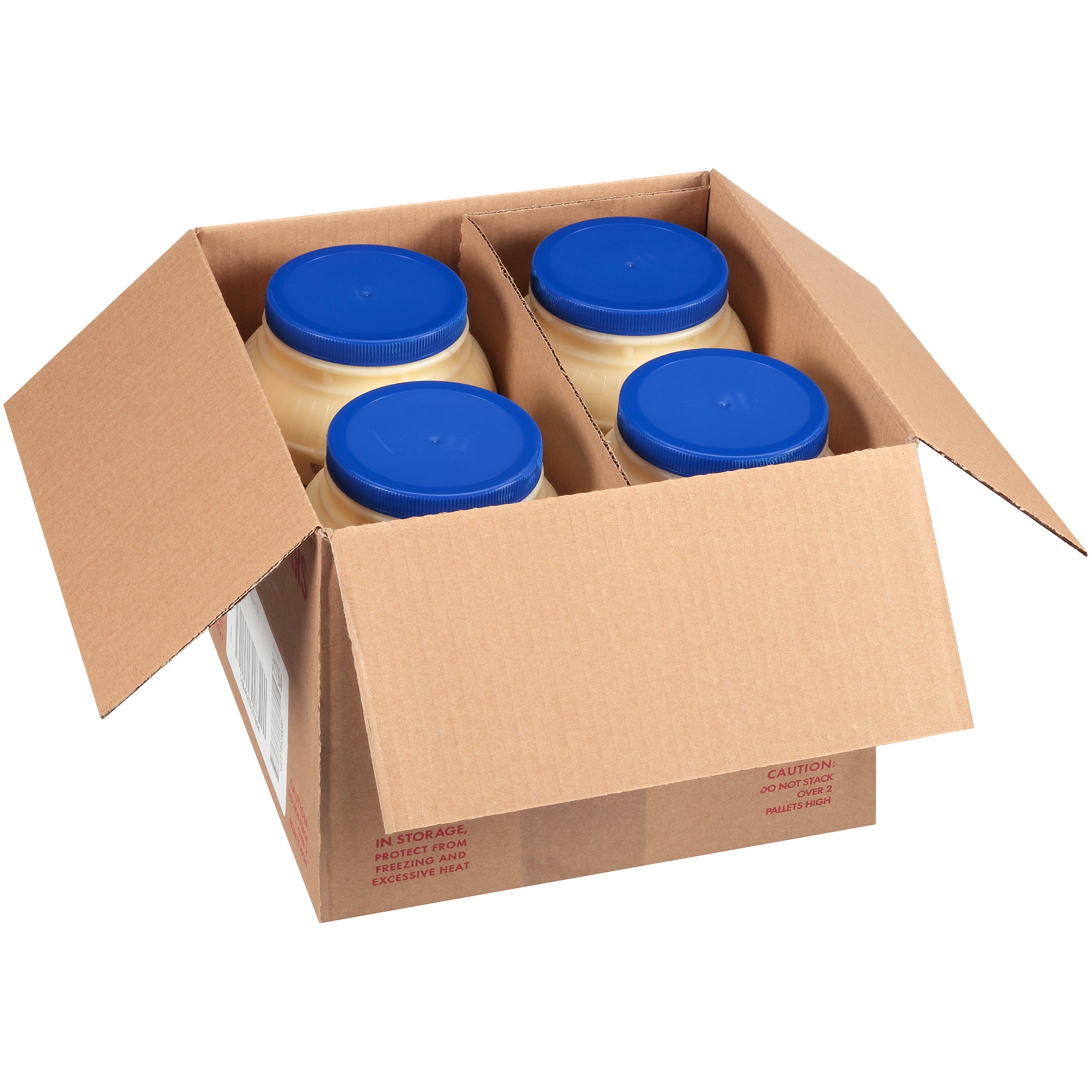 Jfg Heavy Duty Mayonnaise Plastic Jugs 1 Gallon - 4 Per Case.