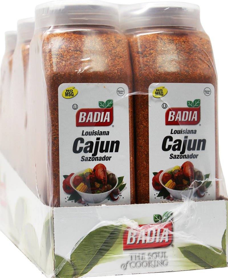 Badia Cajun Seasoning 23 Ounce Size - 6 Per Case.