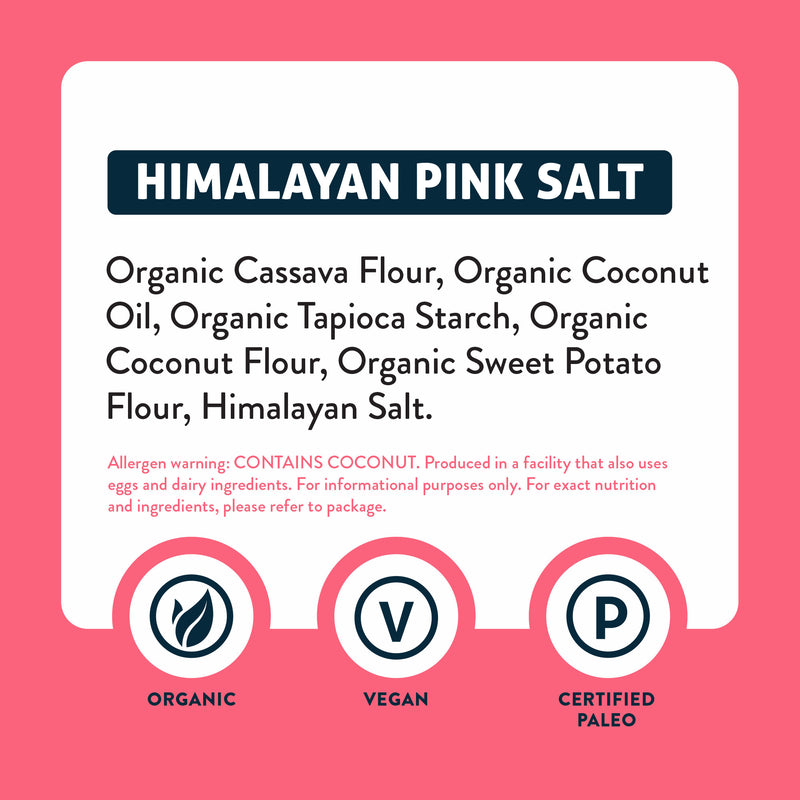 Lesserevil Paleo Puff Himalayan Pink Salt 5 Ounce Size - 9 Per Case.