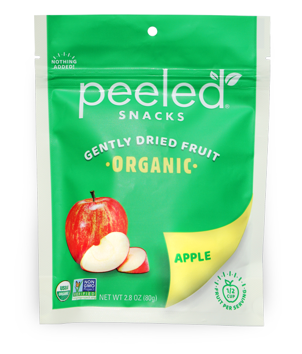 Peeled Snacks Apple Two Core 2.8 Ounce Size - 12 Per Case.