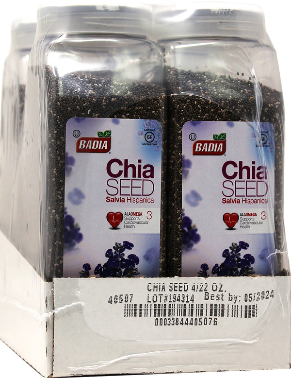 Badia Chia Seed 22 Ounce Size - 4 Per Case.