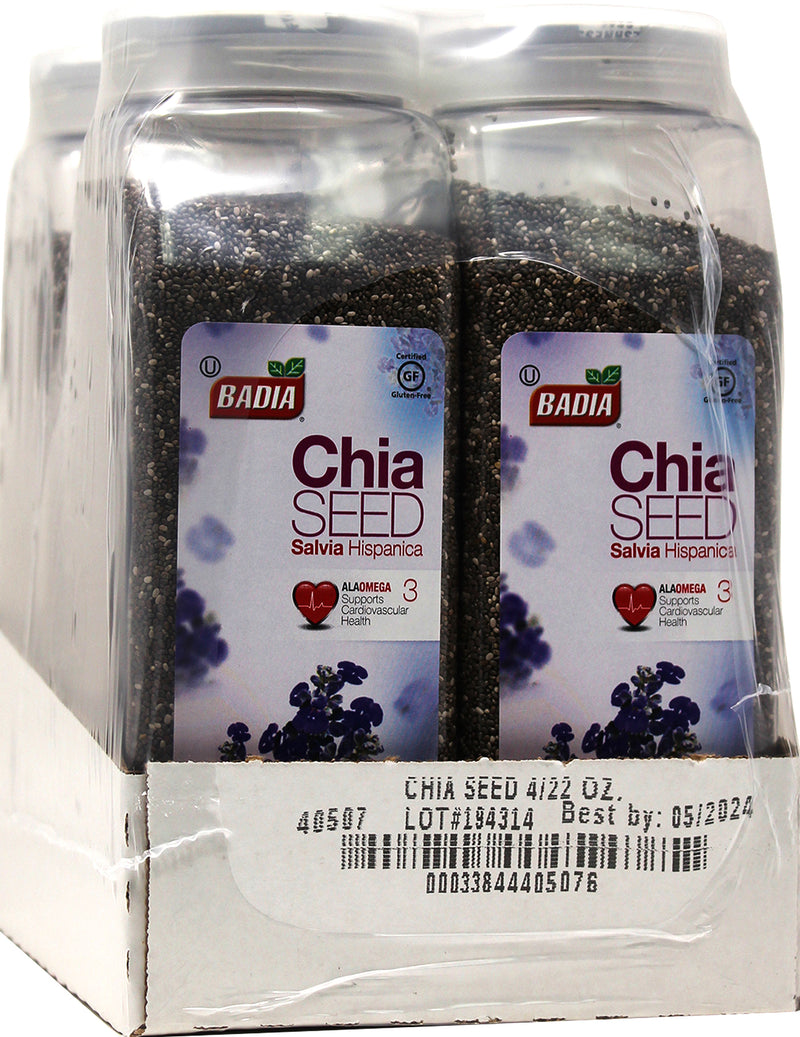 Badia Chia Seed 22 Ounce Size - 4 Per Case.