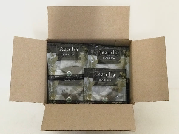Teatulia Organic Teas Black Wrapped Premiumtea 50 Count Packs - 1 Per Case.