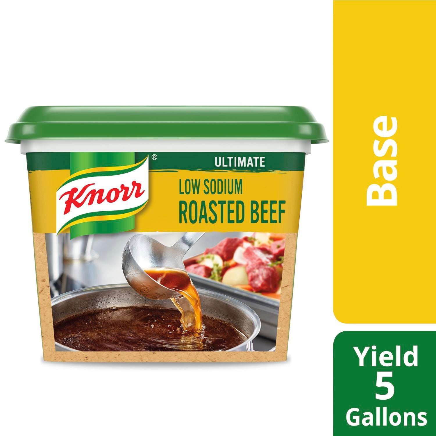 Knorr Ultimate Soup Base Paste Tub Beef 1 Pound Each - 6 Per Case.