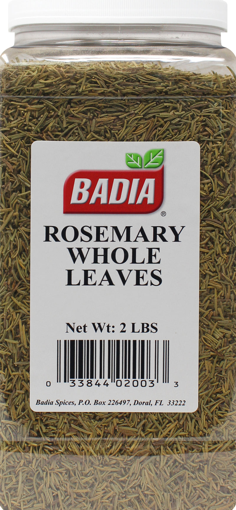 Badia Rosemary 2 Pound Each - 4 Per Case.