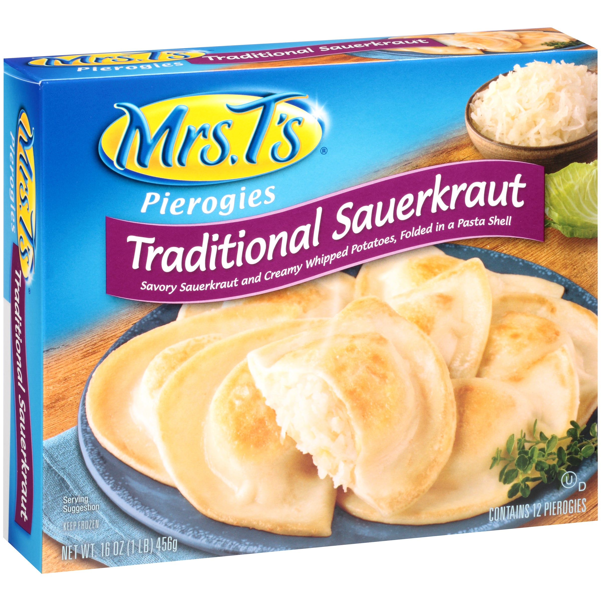 Pierogies Sauerkraut 12 Each - 12 Per Case.