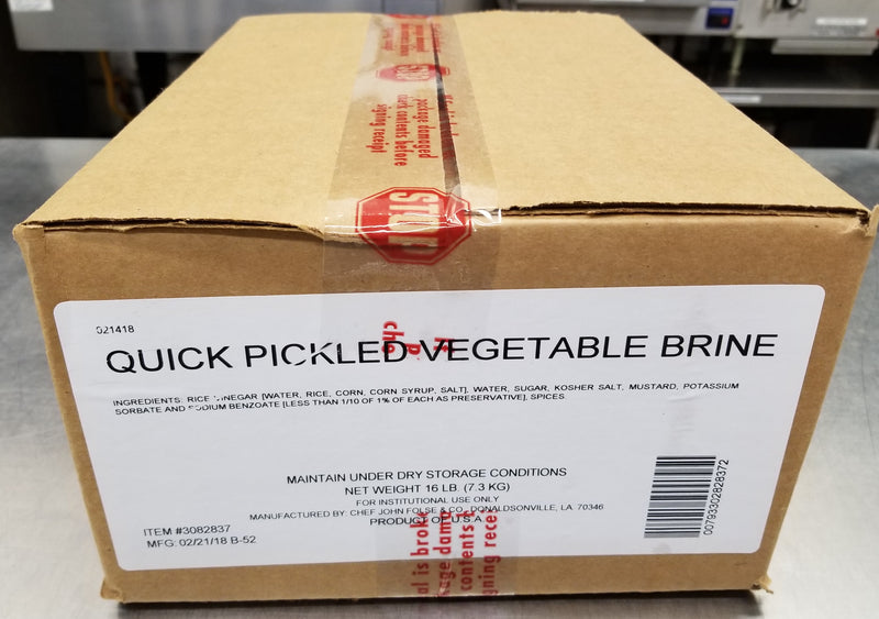 Quick Pickled Vegetable Brine 2 Pound Each - 8 Per Case.